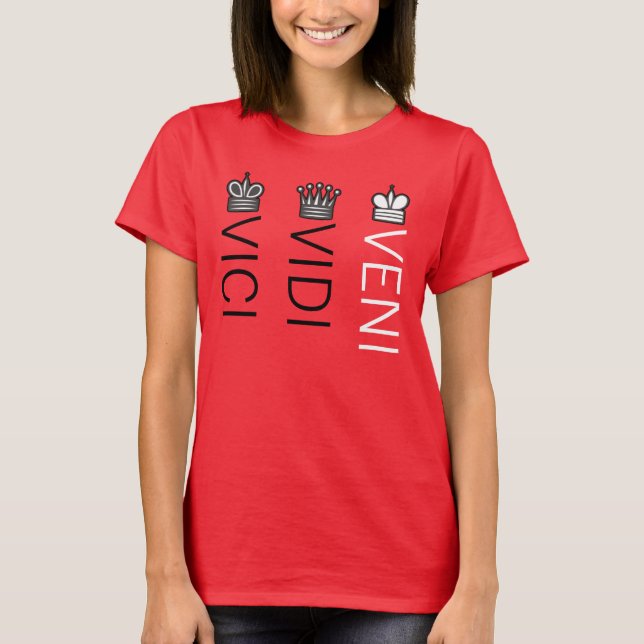 T-shirt Veni Vidi Vici Royale (Devant)