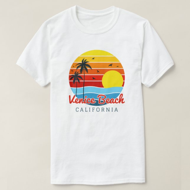 T-shirt Venice Beach Californie (Design devant)