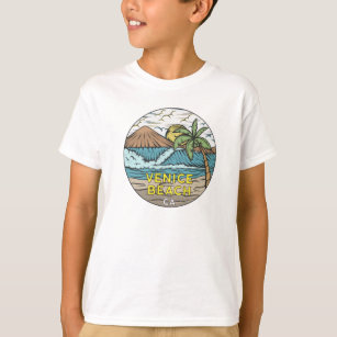 T-shirt Venice Beach Californie Vintage