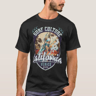 T-shirt Venice Beach Surf Vintage Culture