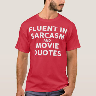 T-shirt Venin de Sarcasm et Movie Quotes Sarcastic
