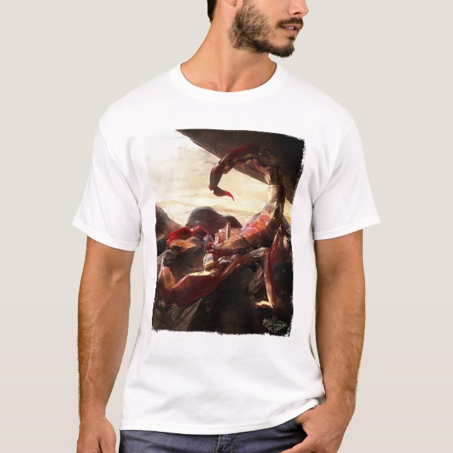 T-shirt Venin rouge de scorpion (Devant)