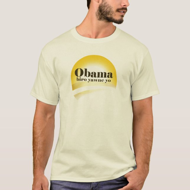 T-shirt "Venir d'Obama. Ouvrez la voie. "T-shirt (Devant)