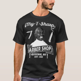 T-shirt Venir En Amérique Mon T Sharp Barber Shop