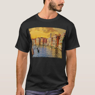 T-shirt Venise Italie Gondola Waterway Building #15