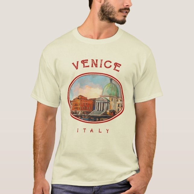T-shirt Venise, Italie - San Simeone Piccolo (Devant)