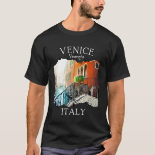 T-shirt Venise Italie Souvenir Voyage Européen Vintage Ita