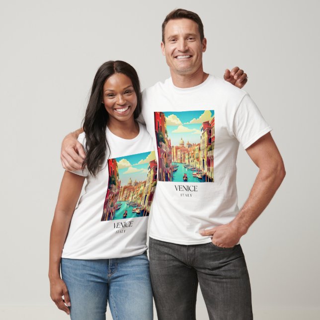 T-shirt Venise Italie Voyage (Unisexe)