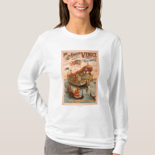 T-shirt Venise, jeune mariée de la mer aux gondoles 3