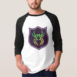 T-shirt Venom Spider Shield Raglan   Cool 3/4 manches homm