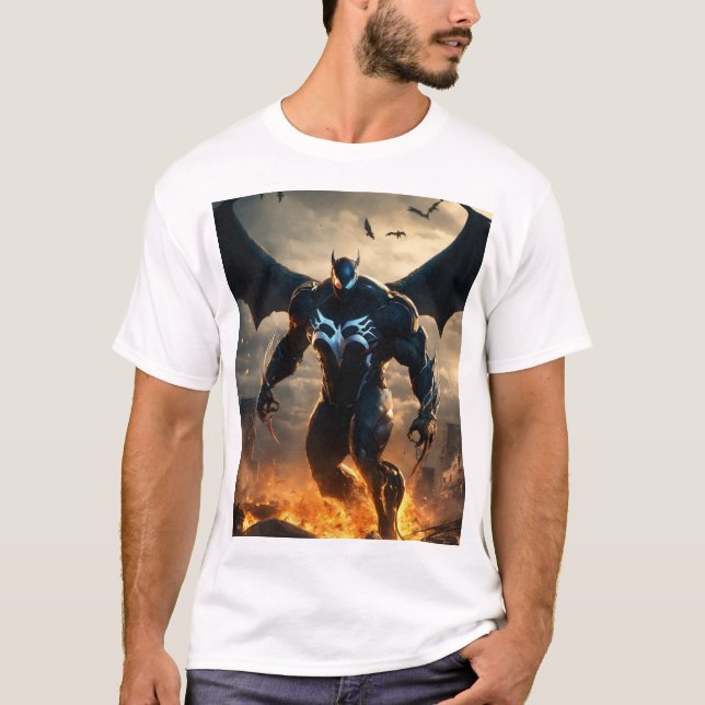 T-shirt "Vénome vilain : Libérez le côté sombre" (Devant)