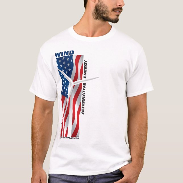 T-shirt Vent d'AlternativeEnergy (Devant)