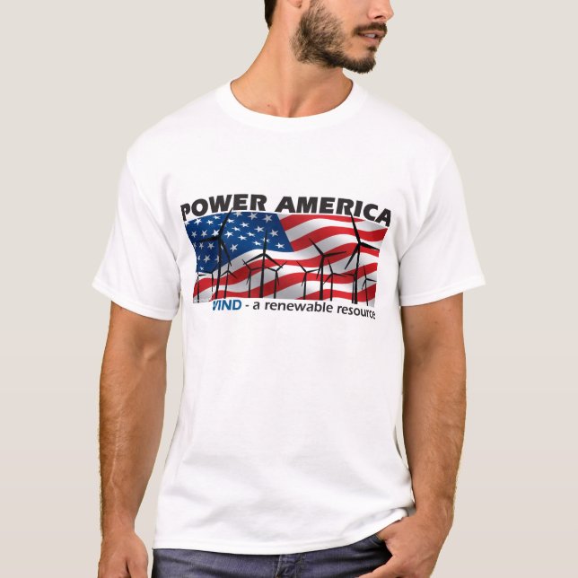 T-shirt VENT de l'Amérique de puissance (Devant)