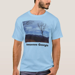 T-shirt Vent et montagne, Hiawassee la Géorgie