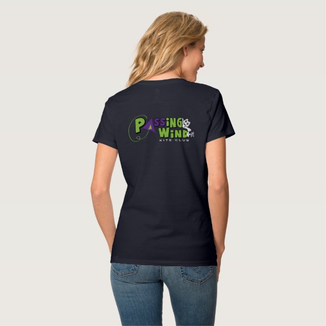 T-shirt VENT PASSER VENT Femme Américaine de Vêtements Pul (Dos entier)