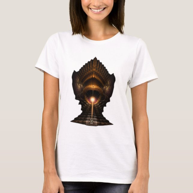 T-shirt Vent Storm Fractal Art ISO (Devant)