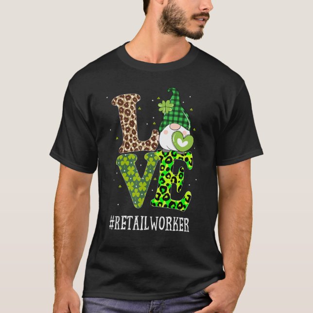 T-shirt Vente au détail Jour de la Saint Patrick d'amour G (Devant)