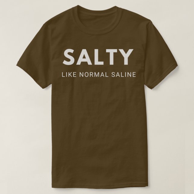 T-SHIRT VENTE COMME LA SALINE NORMALE 4 (Design devant)
