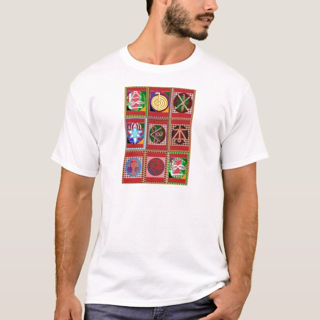 T-shirt Vente Symbole de guérison original Karuna Reiki Ch (Devant)