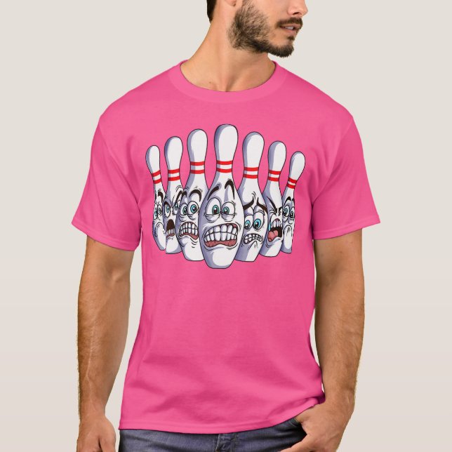T-shirt Ventilateur Bowling Bowling Bowling Alley Espace r (Devant)