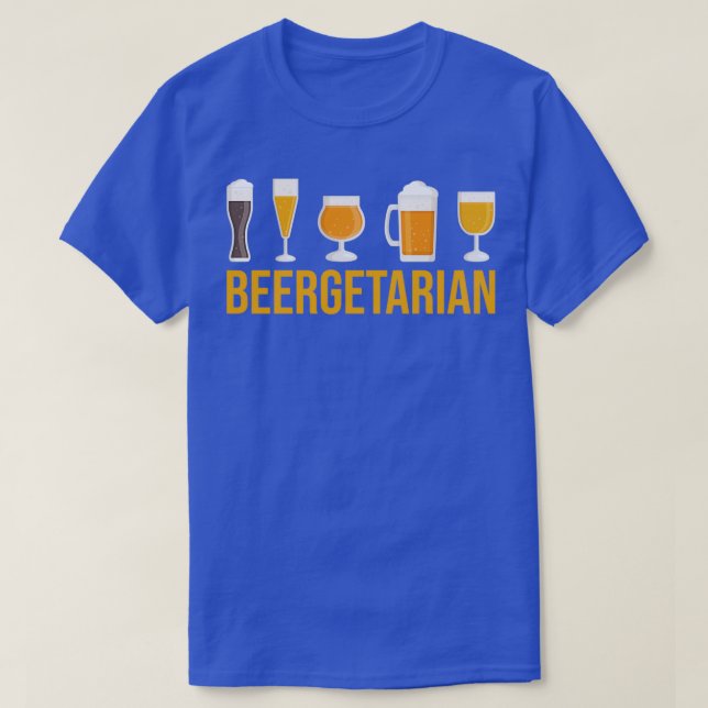 T-shirt Ventilateur brasserie Beergetarian Boisson Craft B (Design devant)