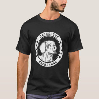 T-shirt Ventilateur Dachshund lisse