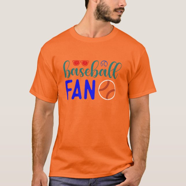 T-shirt Ventilateur de baseball (Devant)