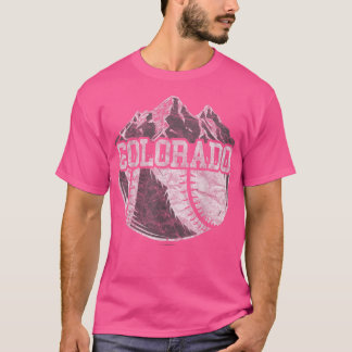 T-shirt Ventilateur de baseball du Colorado Tee Montagnes
