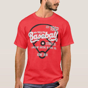 T-shirt Ventilateur de baseball vintage New York Baseball