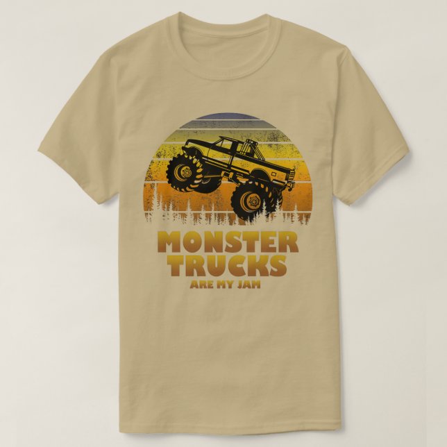 T-shirt Ventilateur de camion Retro Monster Marchandises 2 (Design devant)