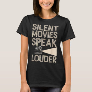 T-shirt Ventilateur de cinéma Silent Vintage Cinéma Clic F