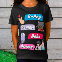 Ventilateur de culture K-Pop, Ramen, Boba et Anime