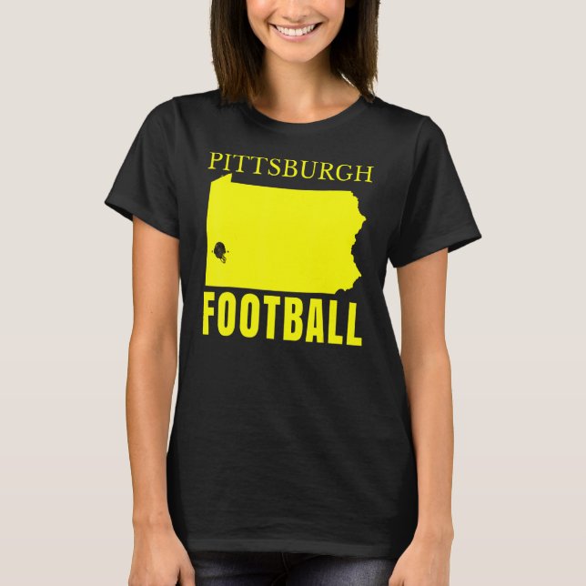 T-shirt Ventilateur De Football De Pittsburgh The Burgh Pe (Devant)
