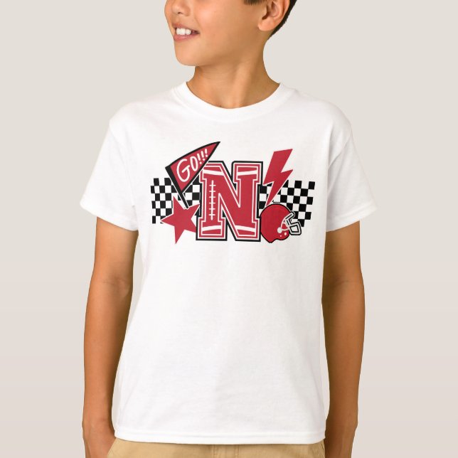 T-shirt Ventilateur de football Red N (Devant)