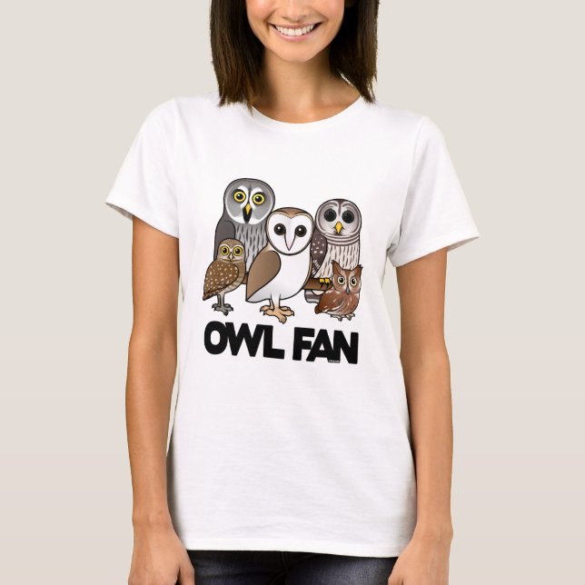 T-shirt Ventilateur de hibou (Devant)