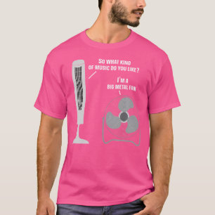 T-shirt Ventilateur de musique Metal lourd Ventilateur Big