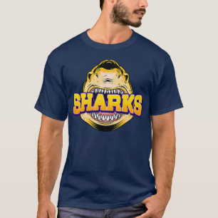 T-shirt Ventilateur de requins Soutien d'équipe Sports Ani