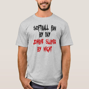 T-shirt Ventilateur de softball Zombie Slayer