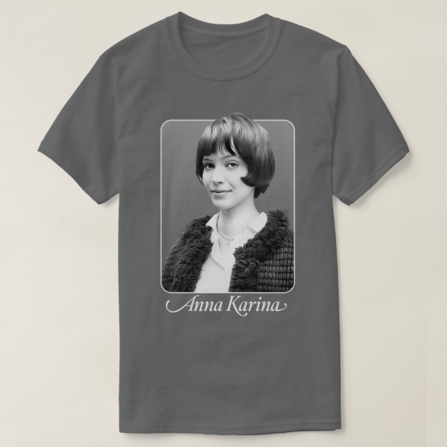 T-shirt Ventilateur de style rétro Anna Karina (Design devant)