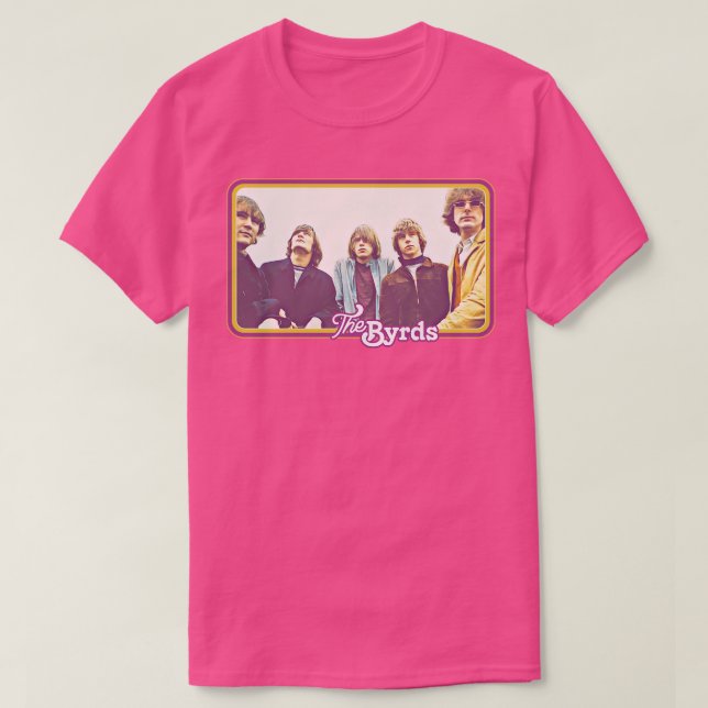 T-shirt Ventilateur de style rétro Vintage Byrds (Design devant)