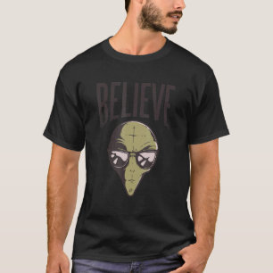 T-shirt Ventilateur de vaisseau spatial Alien Alien Ufo