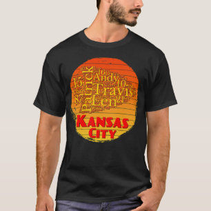 T-shirt Ventilateur en chef de Kansas City Lover Retro Sun