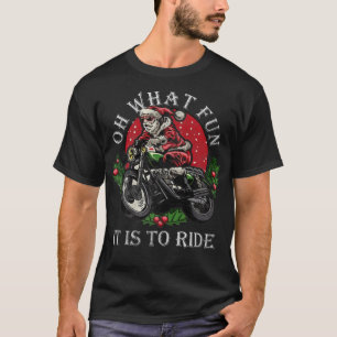 T-shirt Ventilateur moto Père Noël Joyeux Noël Noël Noël N