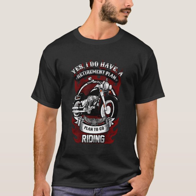 T-shirt Ventilateur motocycliste Retiret Biker (Devant)