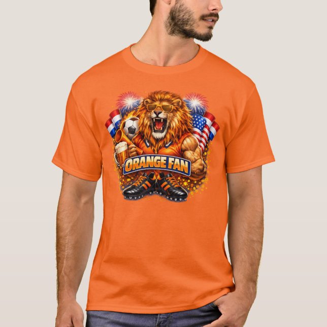 T-shirt Ventilateur orange (Devant)