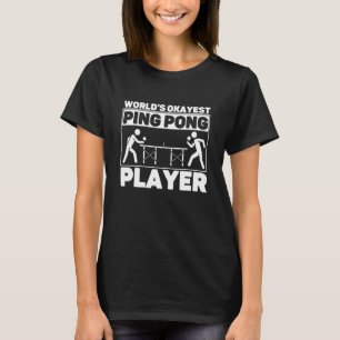 T-shirt Ventilateur sportif de paddle de ping-pong Okayest