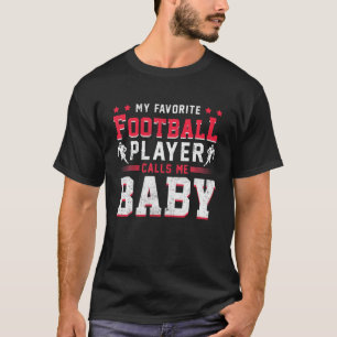T-shirt Ventilateur sportif Football Américain Joueur Baby