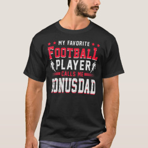 T-shirt Ventilateur sportif Joueur de football américain B