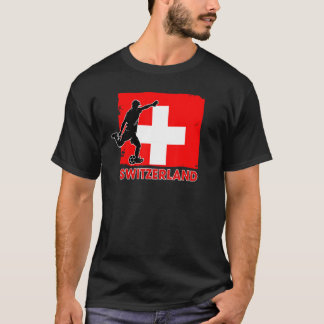 T-shirt Ventilateur Suisse de football 2022 Thé national d