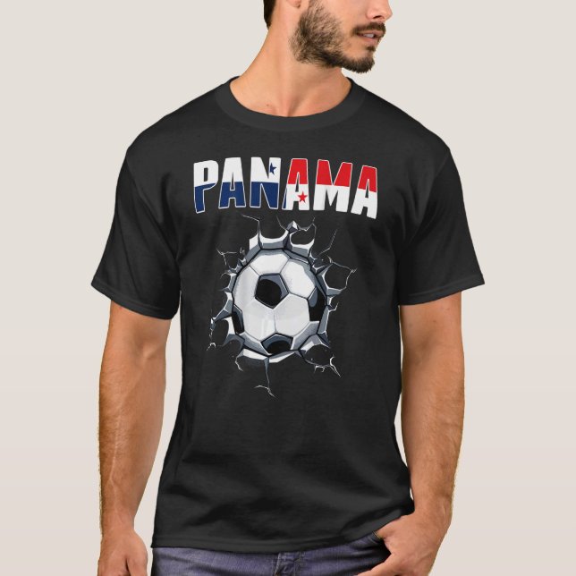 T-shirt Ventilateurs De Football Panama - Football Panamée (Devant)
